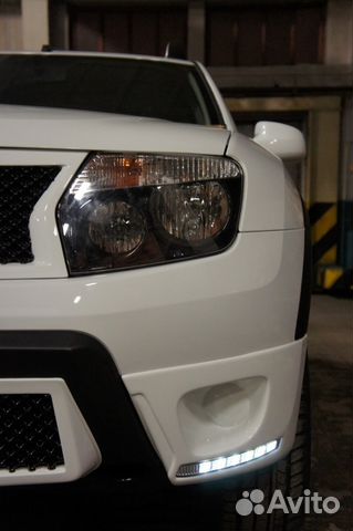 Накладки на Птф с Дхо для Renault Duster