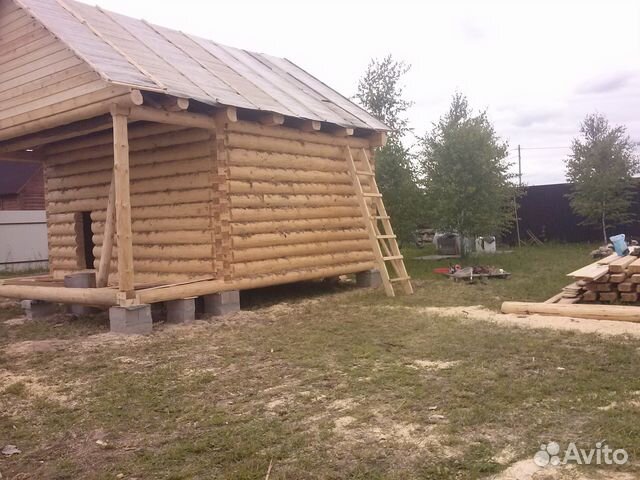 Баня 4х5 + 2м терраса. Доставка и установка