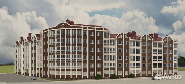 2-к квартира, 62.2 м², 6/6 эт.