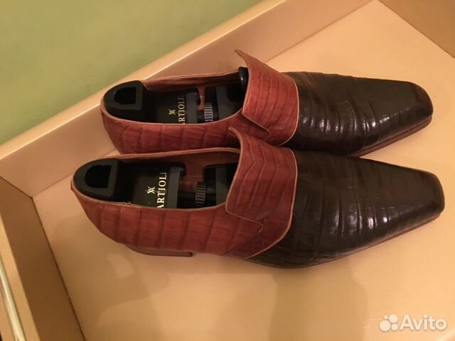 Туфли Castangia из кожи крокодила