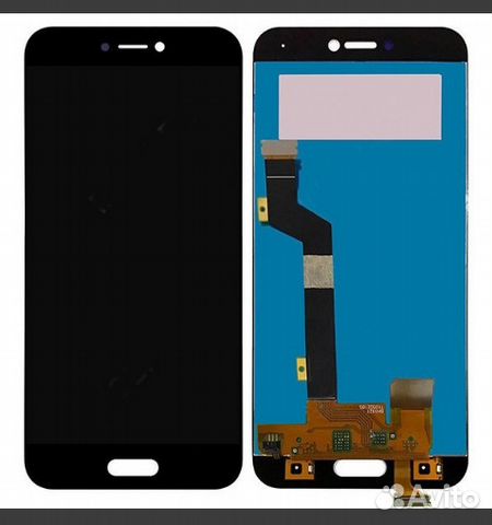 Дисплей Xiaomi Mi 5C в сборе с тачскрином Черный