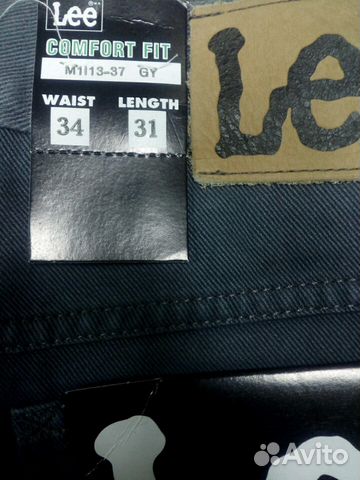 Джинсы Lee 34/31 Джинсы Lee 34/31