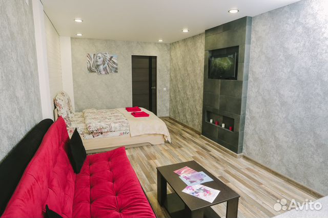 

1-к. квартира, 55 м², 2 кровати