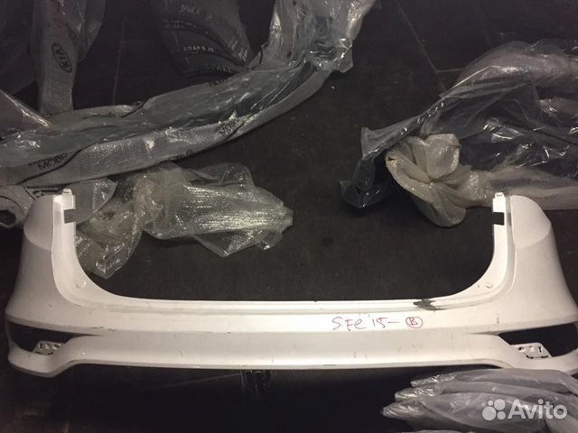 Бампер задний Hyundai Santa Fe 15-г