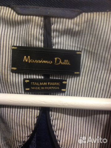 Пиджак Massimo Dutti синий новый