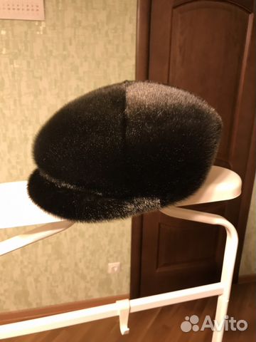 Меховая мужская кепка шапка норковая