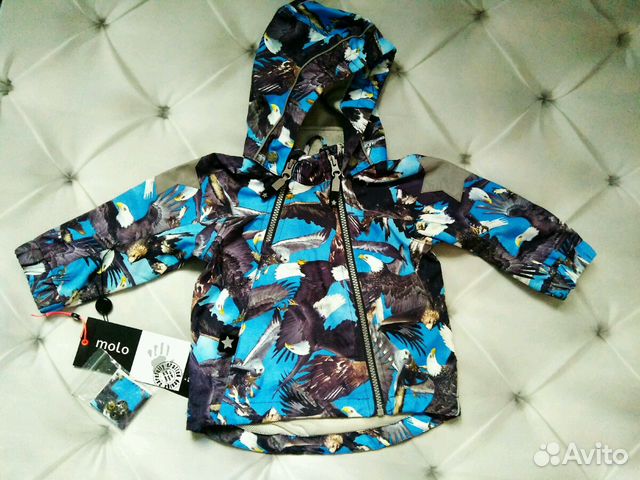 Ветровка Molo Hopla Birds of prey р. 80 Ветровка Molo Hopla Birds of prey р. 80