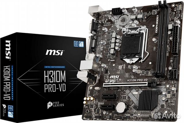 Материнская плата 1151 MSI H310M новая