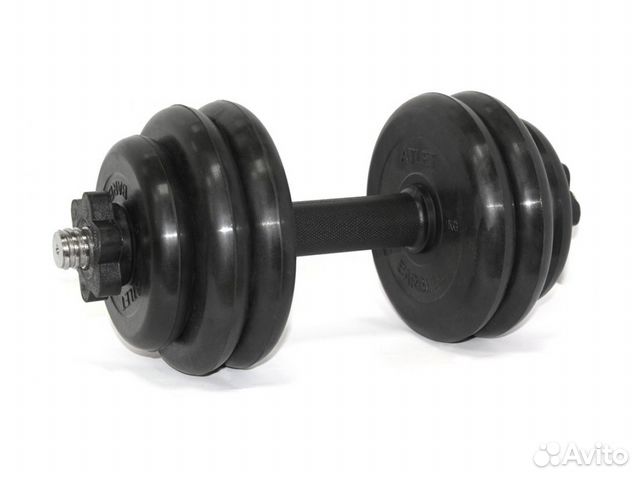 Гантель разборная обрезиненная Barbell 14 кг