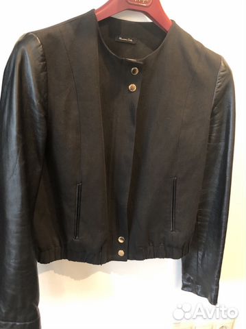Куртка Massimo Dutti кожа