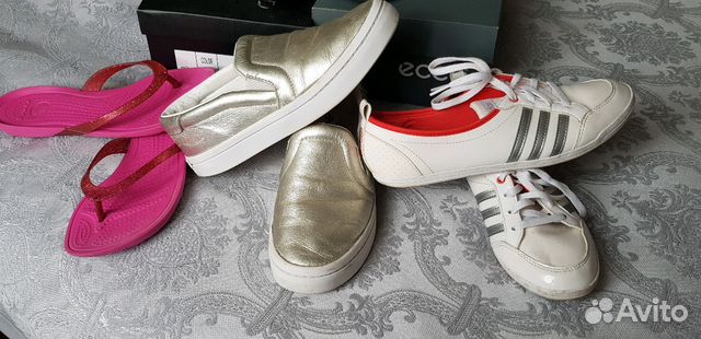 Обувь Ecco 37 р Adidas 36 р Crocs W5 Derimod