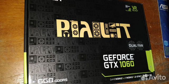 Видеокарта Palit Geforce GTX 1060 6gb гарантия