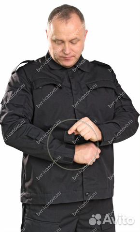 Костюм Спецназ цв. Чёрный ТК. Рип-стоп