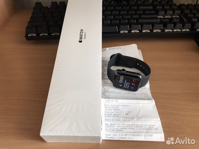 Apple Watch Series 3 42mm чек/гарантия