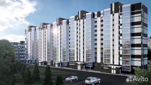 1-к квартира, 43.5 м², 2/12 эт.