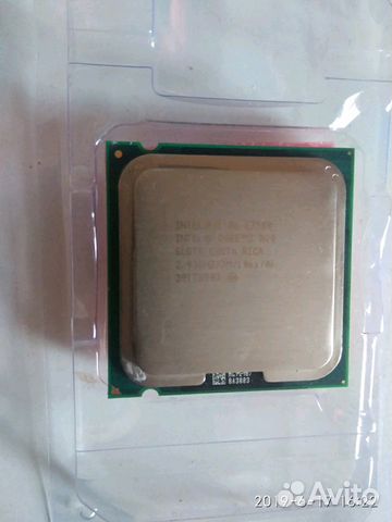 Процессор Intel core 2 Duo Е7500 сокет775, 2,93Ггц