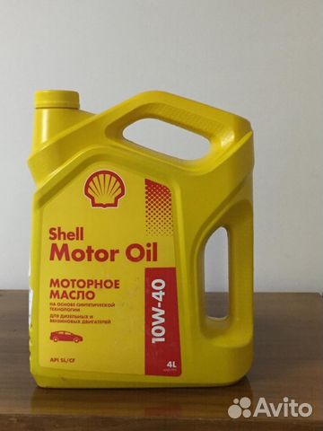 Моторное Масло Shell 10W40 Полусинтетика 4 литра