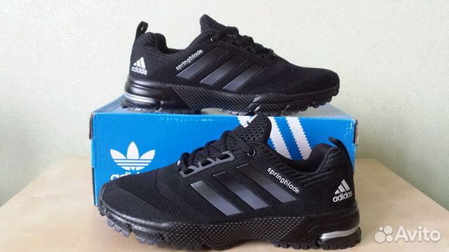 Кроссовки Adidas Springblade Flyknit (чер.) Кроссовки Adidas Springblade Flyknit (чер.)