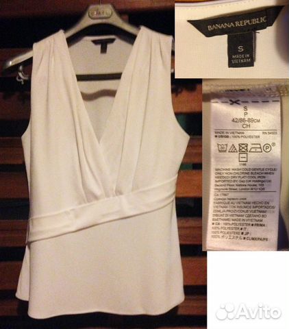 Блузки MassimoDutti BananaR Sisley M хлопок и шелк