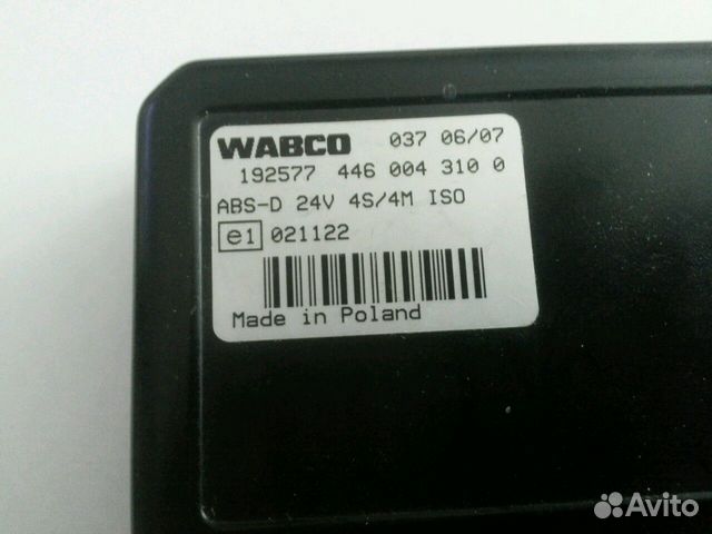 Абс 24. ABS 4460043100. 4460043100 WABCO. Блок управления ABS 