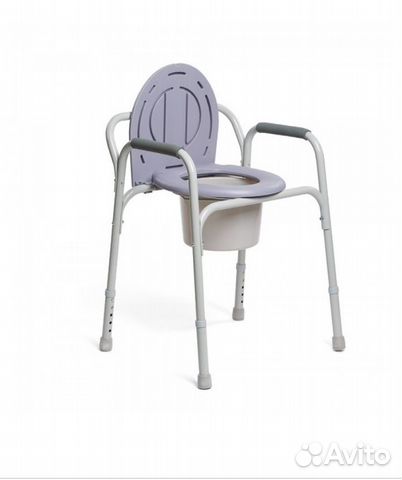 Кресло-стул с санитарным оснащением(без колёс)