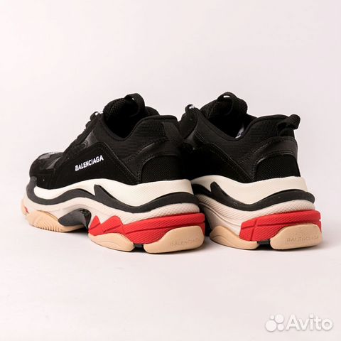 Кроссовки Balenciaga Triple S, черный, размер 44