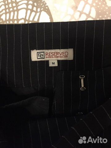 Брюки Reserved в тонкую полоску