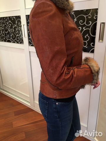 Кожаная куртка 42/44