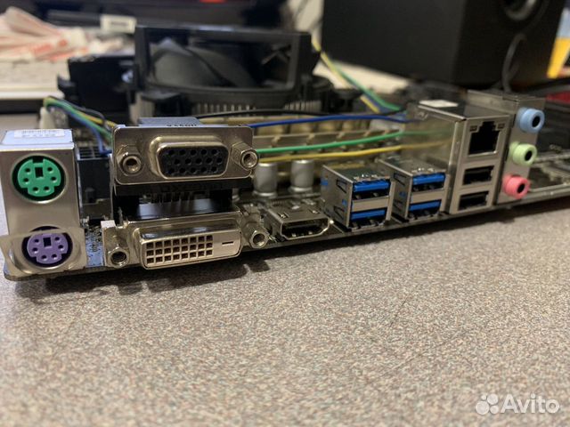 Материнская плата asus HX97-Plus с комплектом Материнская плата asus HX97-Plus с комплектом