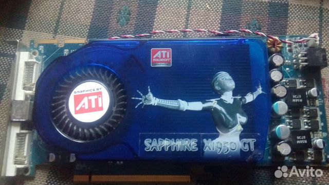 Видеокарта Ati radeon Saphire x1950 на 256 mb