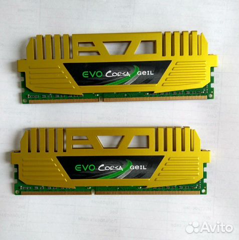 Два модуля памяти DDR3 dimm 8Gb