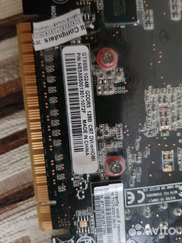 Видеокарта palit gtx 650