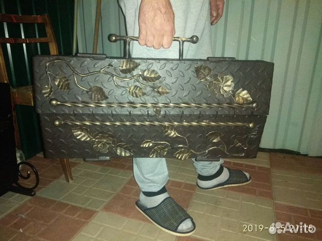 Мангал, кованый, складной