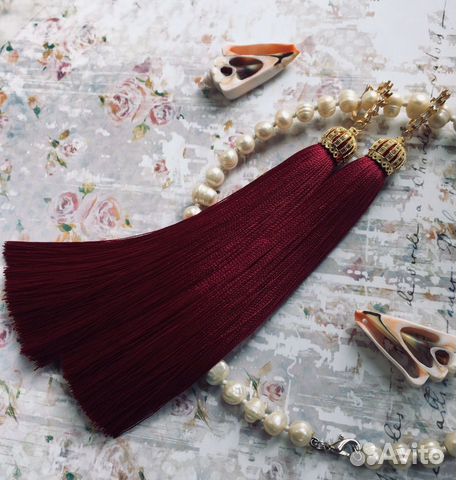 Серьги кисти Серьги кисти