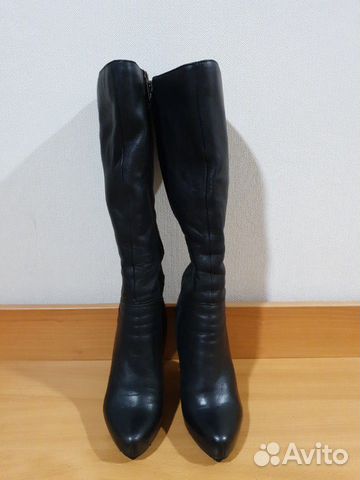 Сапоги осенние, натур.кожа, 34-35р Сапоги осенние, натур.кожа, 34-35р