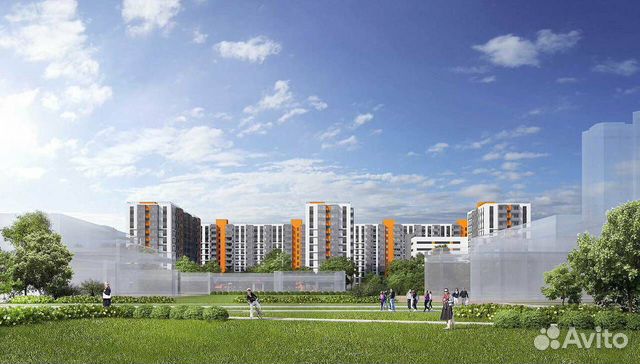 2-к квартира, 65.6 м², 2/11 эт.