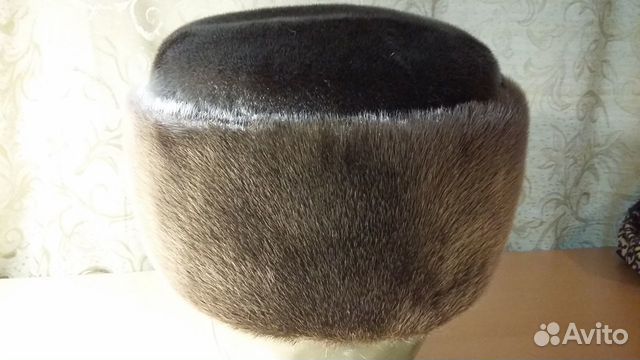 Шапка зимняя мужская меховая из нерпы(новая), р.57 Шапка зимняя мужская меховая из нерпы(новая), р.57