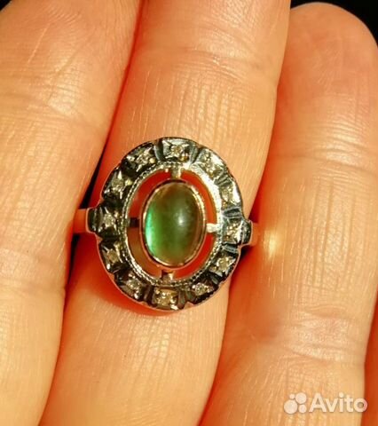 Золотое кольцо с бриллиантами