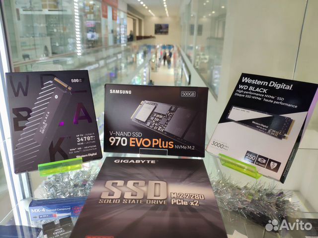 SSD M.2 NVMe 2280-SAMSUNG-Adata-Gigabyte-WD-Plexto