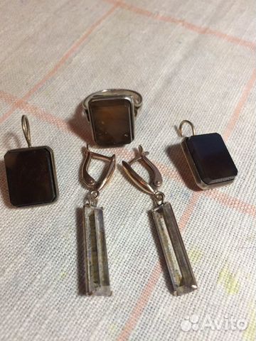 Броши, серьги, браслет