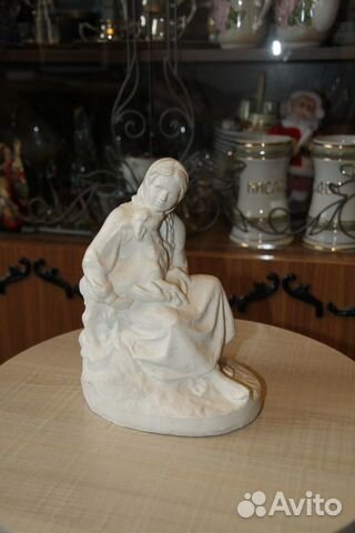 Статуэтка. Алёнушка с козлёнком Гипс