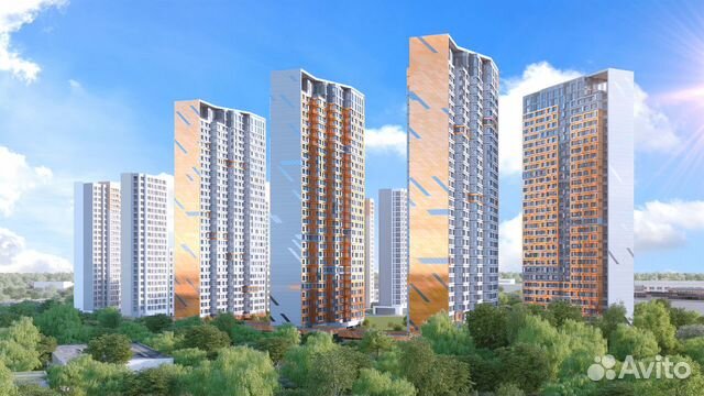 3-к квартира, 74.3 м², 2/22 эт. 3-к квартира, 74.3 м², 2/22 эт.