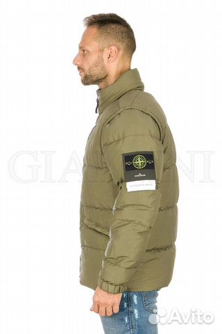 Пуховик stone island metal coton reflective M, XL