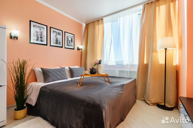 

Квартира-студия, 33 м², 2 кровати