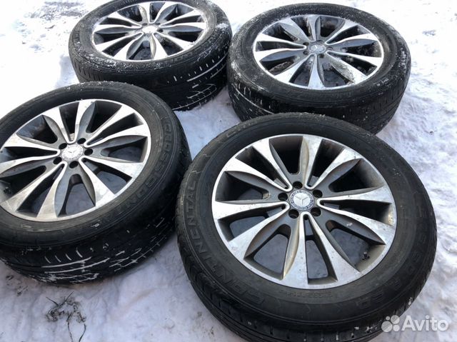 Оригинальный комплект Mercedes R20 диски w166 Оригинальный комплект Mercedes R20 диски w166