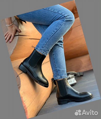 Ботинки кожаные Balenciaga Ботинки кожаные Balenciaga