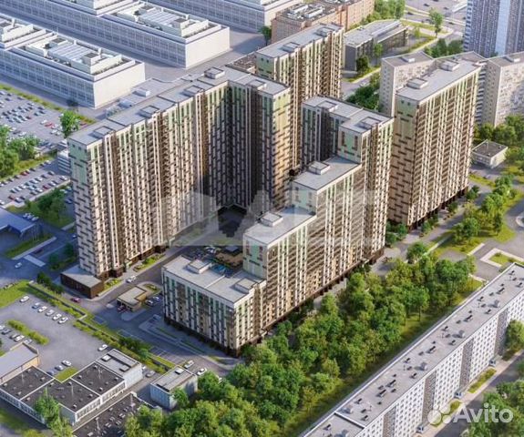 2-к квартира, 65 м², 9/22 эт. 2-к квартира, 65 м², 9/22 эт.