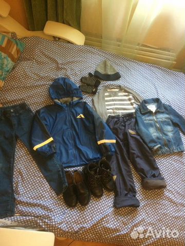 Пакет вещей на мальчика рост 110-116см