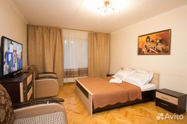 

1-к. квартира, 38 м², 3 кровати