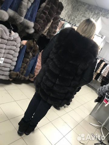 Жилет меховой песец Жилет меховой песец